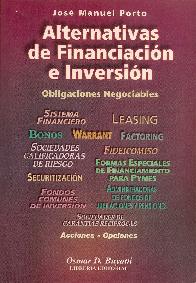 Alternativas de financiacion e inversion.