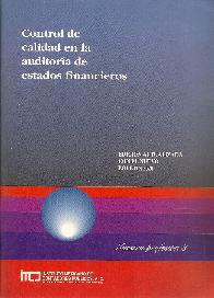 Control de calidad en la auditora de estados financieros