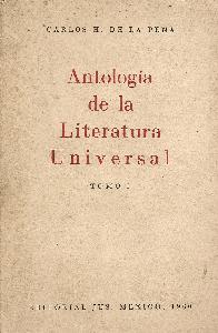 Antologia de la literatura univesal Tomo I
