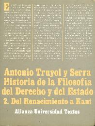 Historia de la Filosofa del Derecho y del Estado - Tomo 2