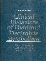 Clinical disorders of fluid and electrolyte Metabolism