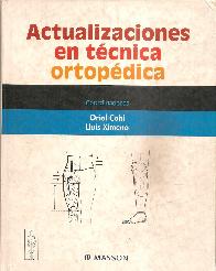 Actualizaciones en cirugia ortopedica