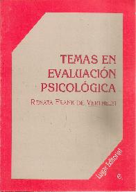 Temas en Evaluacin Psicolgica