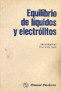 Equilibrio de liquidos y electrolitos