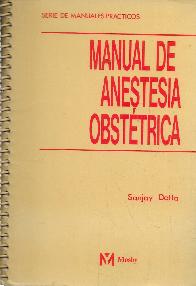 Manual de Anestesia Obstetrica