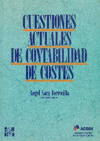 Cuestiones actuales de contabilidad de costes