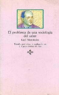 El Problema de una sociologia del saber