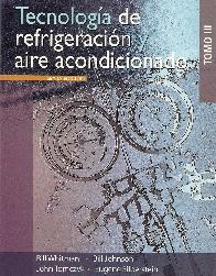 Tecnologia de refrigeracin y aire acondicionado Tomo III