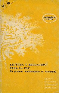 Lectura y educacion para la paz