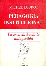 Pedagogia institucional