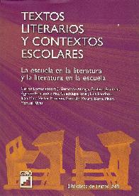 Textos literiarios y contextos escolares