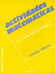 Actividades matematicas con niños de 0 a 6 años