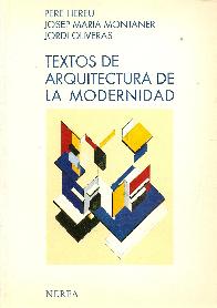 Textos de Arquitectura de la Modernidad
