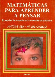 Matematicas para aprender a pensar,
