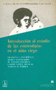 Introduccin al estudio de las estereotipias en el nio ciego