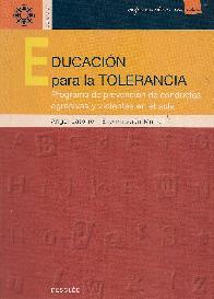 Educacion para la tolerancia