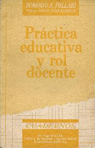 Practica educativa y rol docente