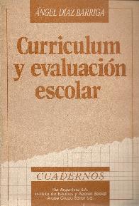 Curriculum y evaluacion escolar