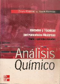 Anlisis Qumico Mtodos y tcnicas instrumentales modernas 