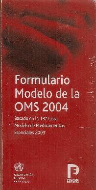 Formulario Modelo de la OMS 2004