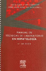 Manual de tecnicas de laboratorio en Hematologia