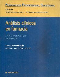 Analisis Clinicos en Farmacia, ciclo formativo farmacia