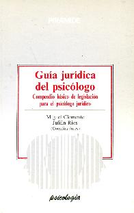 Guia juridica del psicologo