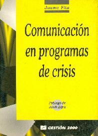 Comunicacion en programas de crisis