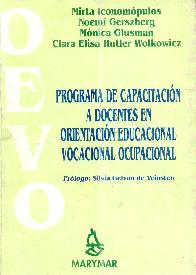 Programa de capacitacin a docentes en orientacin educacional vocacional ocupacional