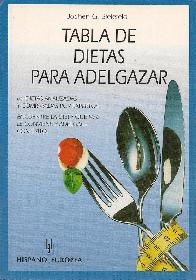 Tabla de Dietas para Adelgazar