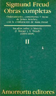 Sigmund Freud Obras completas Vol II Traduccin Jos Echeverra