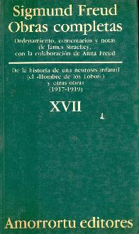 Sigmund Freud Obras completas Vol XVII Traduccin Jos Echeverra