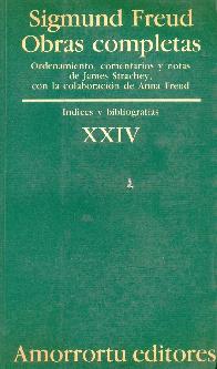 Sigmund Freud Obras completas  Vol XXIV Traduccin Jos Echeverra