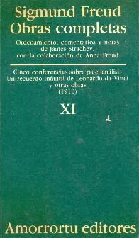 Sigmund Freud Obras completas Vol XI Traduccin Jos Echeverra