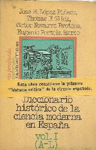 Diccionario de Historia de la ciencia en Espaa 2 tomos