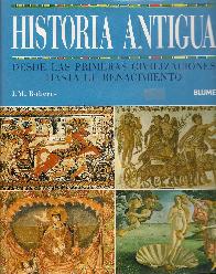 Historia Antigua desde las primeras civilizaciones hasta el renacimiento