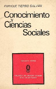 Conocimiento y ciencias sociales