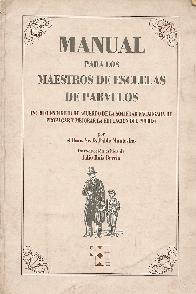 Manual para los maestros de escuelas de parvulos