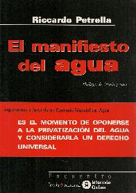 El manifiesto del agua