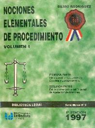 Nociones elementales de procedimiento Vol 1