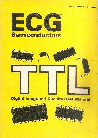 ECG Semiconductors TTL  Digital Integrated Circuits Data Manual