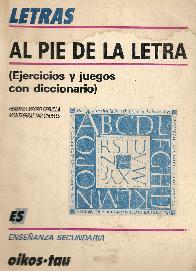 Al pie de la letra