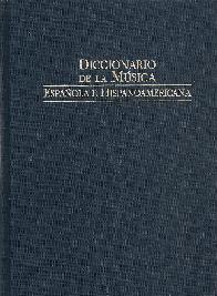 Diccionario de Musica Espaola e Hispanoamericana 6 tomos hasta la L