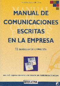 Manual de comunicaciones escritas en la empresa : 71 modelos de consulta 2 Diskettes