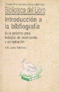 Introduccion a la bibliografia