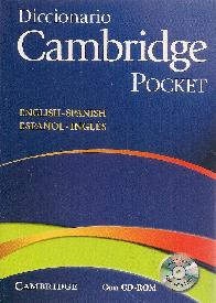 Diccionario Cambridge Pocket English Spanish Espaol Ingls
