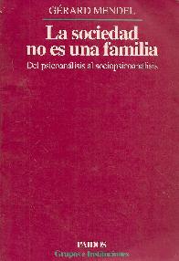 La sociedad no es una familia