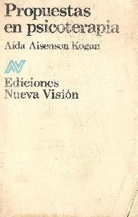 Propuestas en psicoterapia