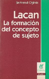 La formacion del concepto de sujeto