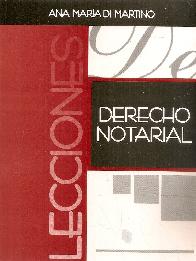 Lecciones de Derecho Notarial